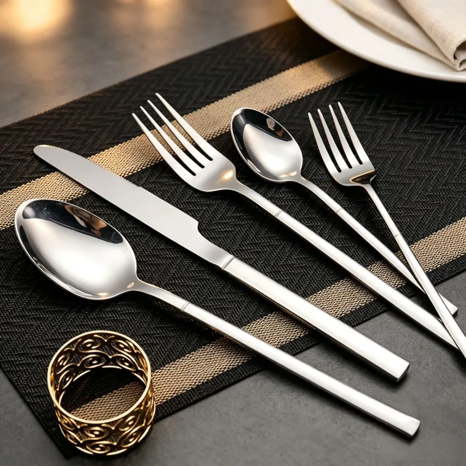 Knight flatware, supplier catalog photograph