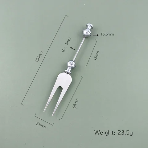11two-tine fork
