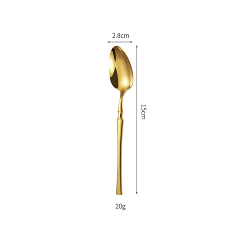 Gold Slim handle small spoon