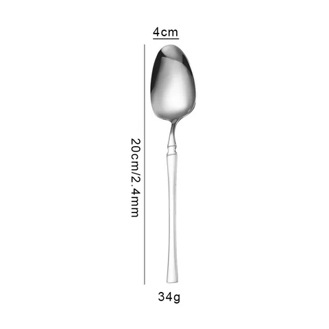 Silver Slim handle 主dinner spoon