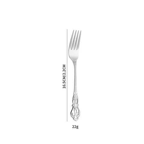 Royal tea fork Silver