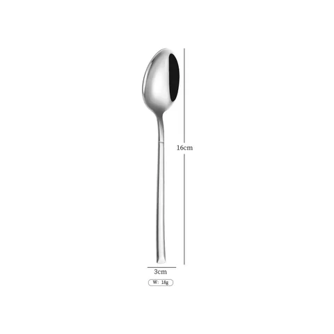 Knight -Silver tea spoon thickened (supplier label)