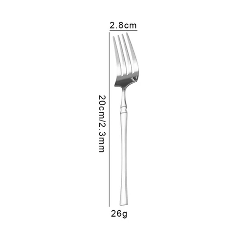 Silver Slim handle 主dinner fork
