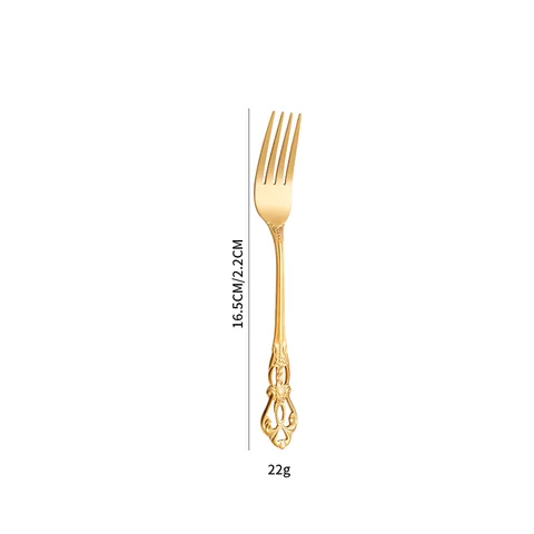 Royal tea fork Gold