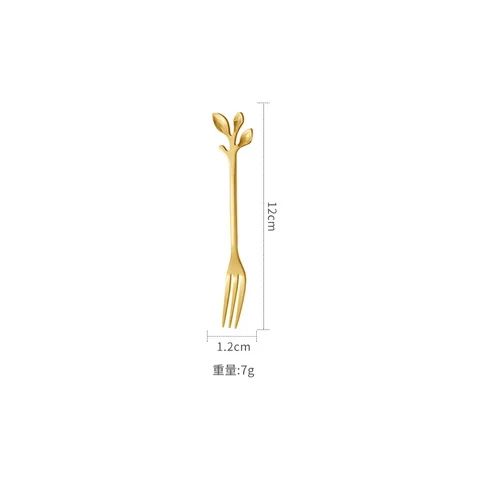 Gold leaf fork
