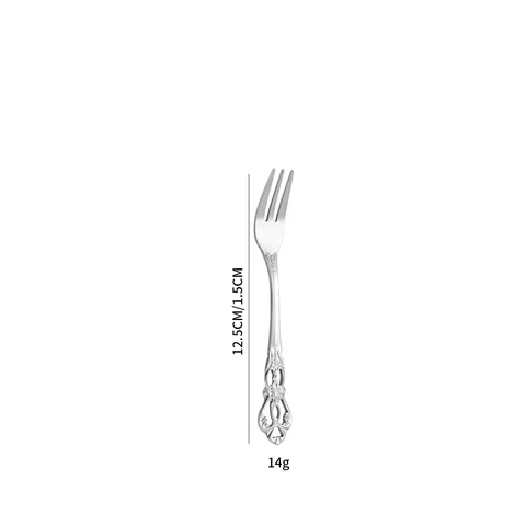 Royal coffee fork Silver