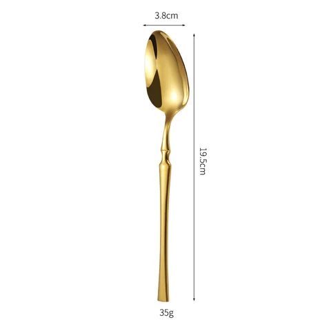 Gold Slim handle 主dinner spoon