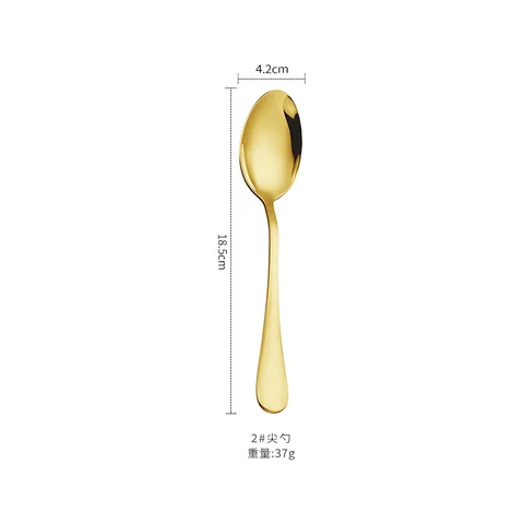 Gold pointed spoon +2
