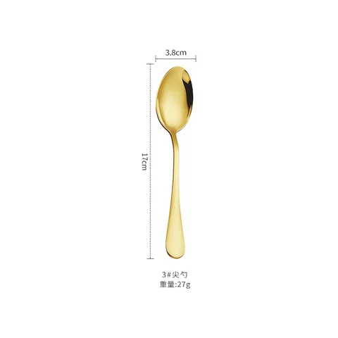 Gold pointed spoon +3
