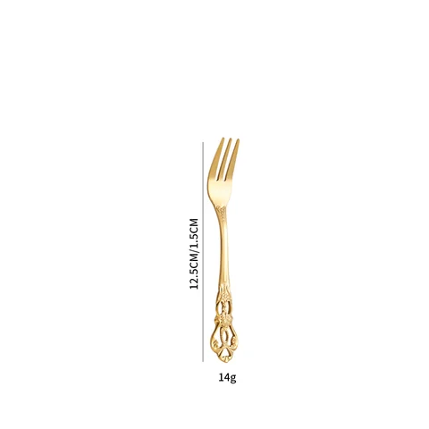 Royal coffee fork Gold